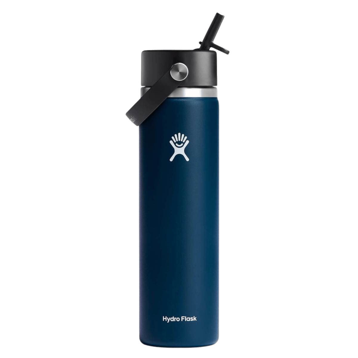 HYDRO FLASK WIDE MOUTH WITH FLEX STRAW CAP 24OZ_INDIGO