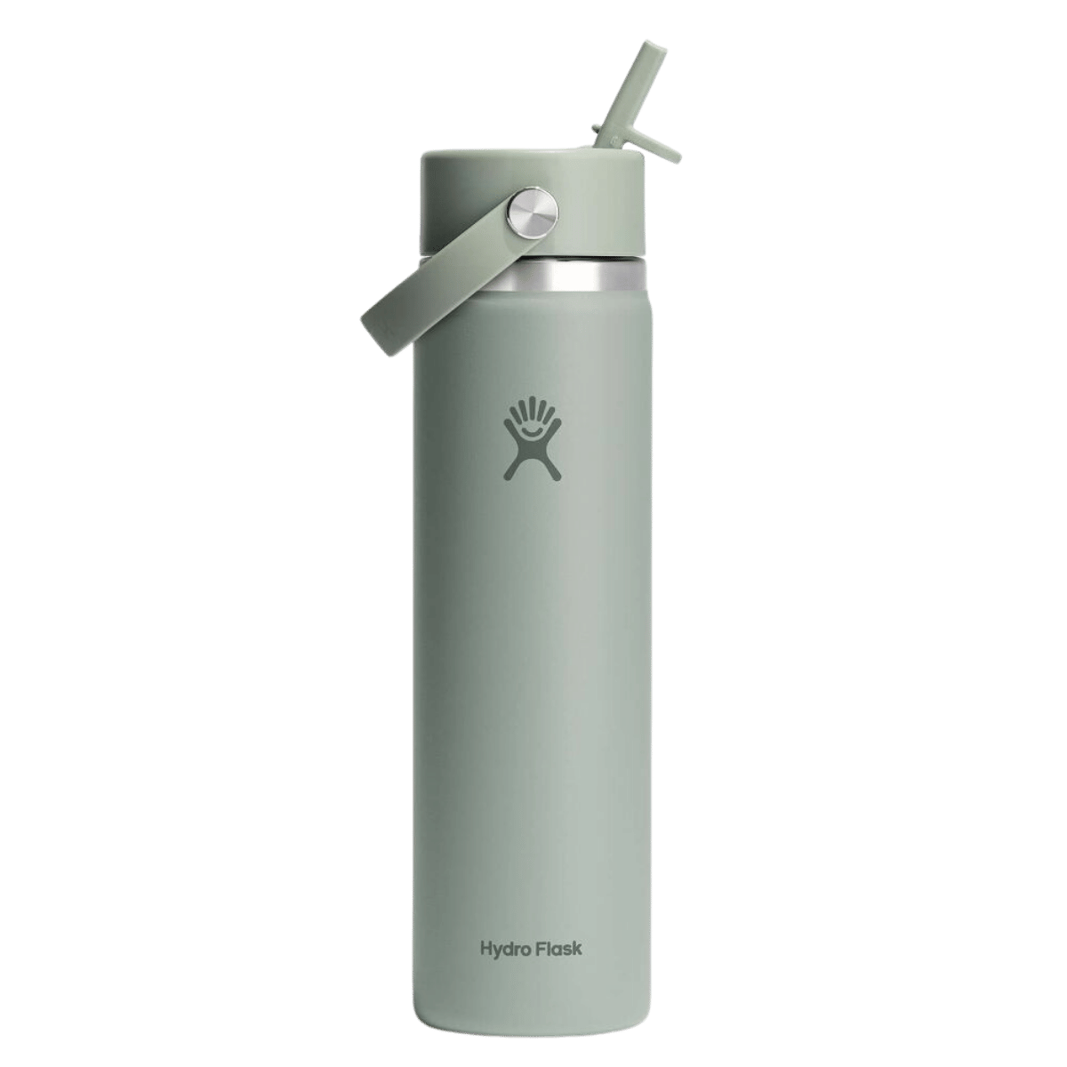 HYDRO FLASK WIDE MOUTH WITH FLEX STRAW CAP 24OZ_AGAVE
