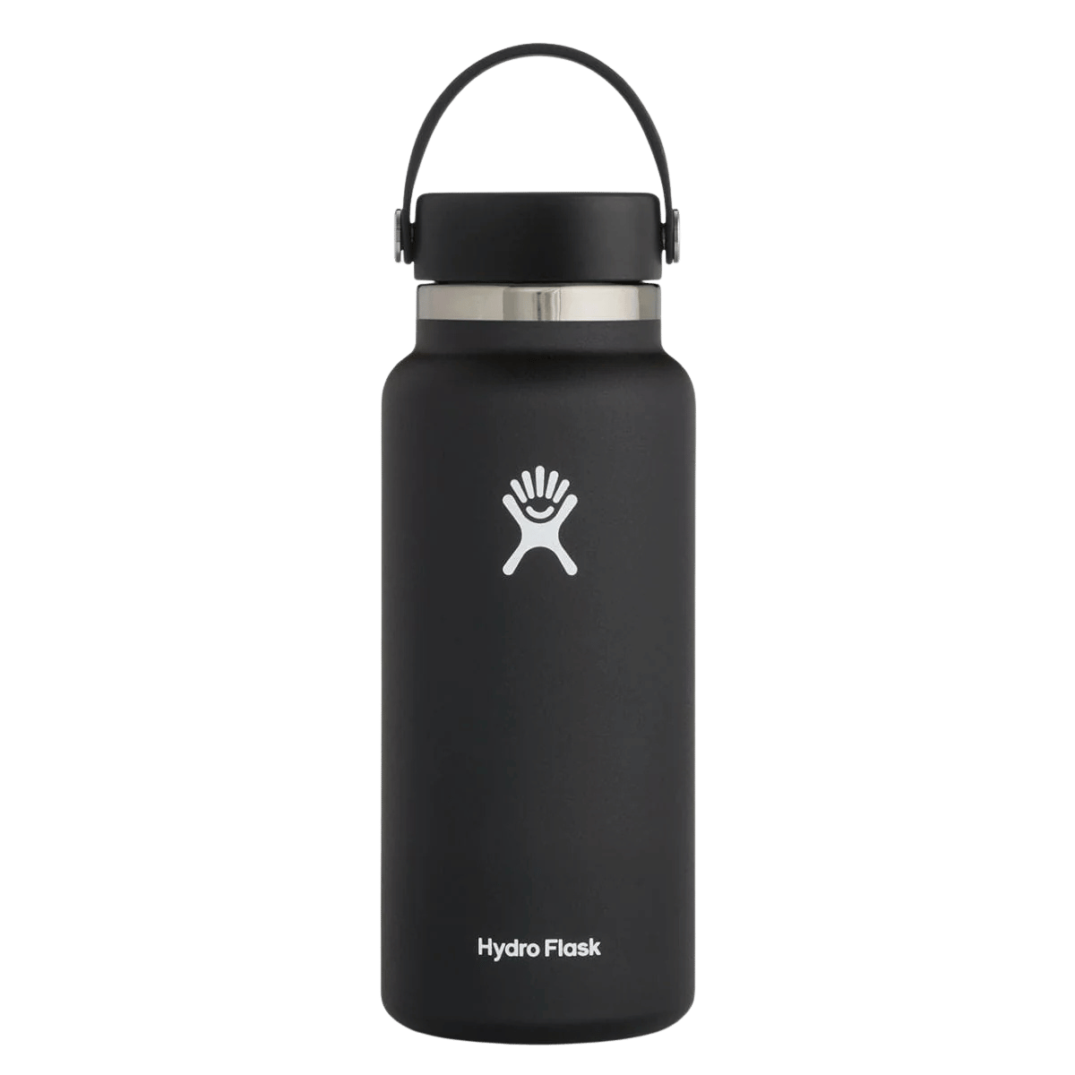HYDRO FLASK WIDE MOUTH W/ FLEX CAP 32OZ_BLACK