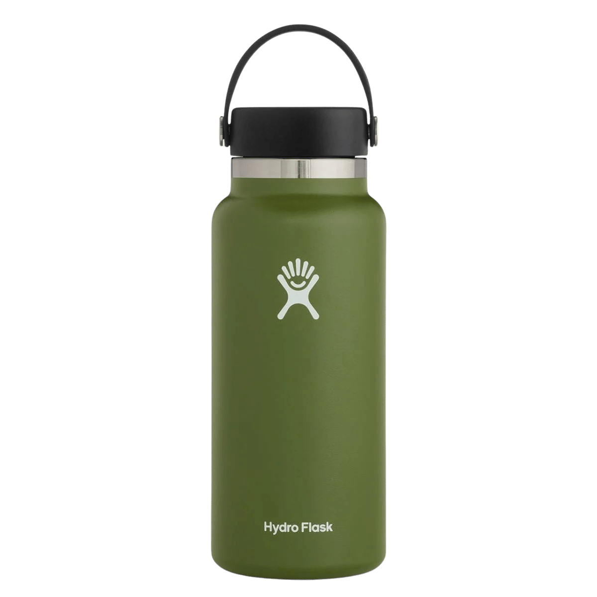 HYDRO FLASK WIDE MOUTH W/ FLEX CAP 32OZ_OLIVE