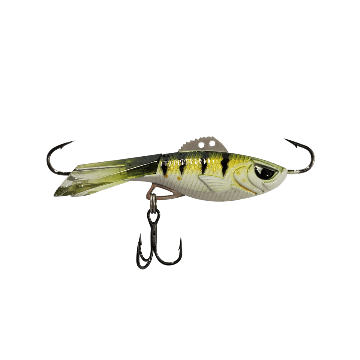 HYPER-RATTLE JIGGING MINNOW GLOW PERCH, FRONT ANGLE