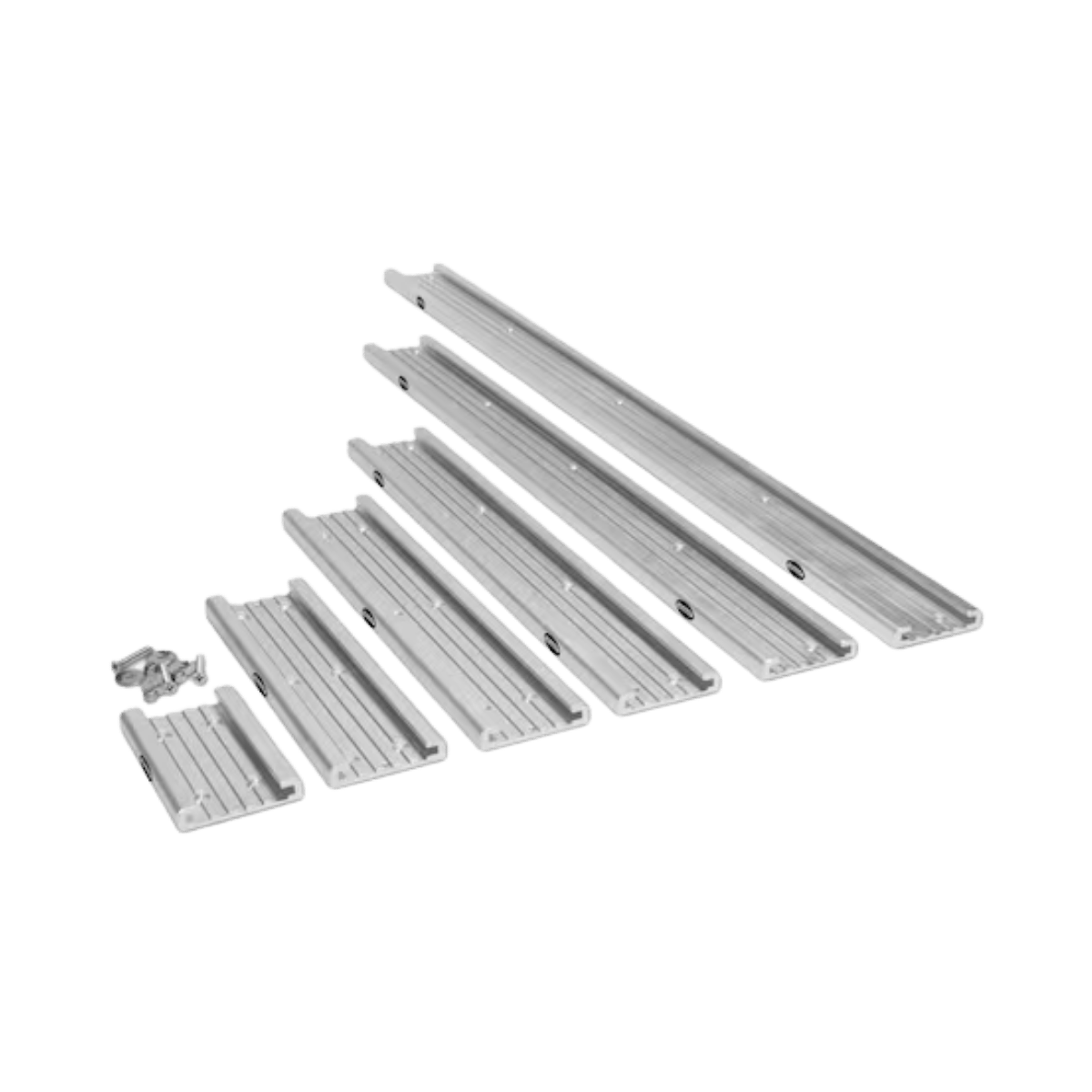 HANNAY'S TRAXSTECH MOUNTING TRACK - ALUMINUM - 6IN