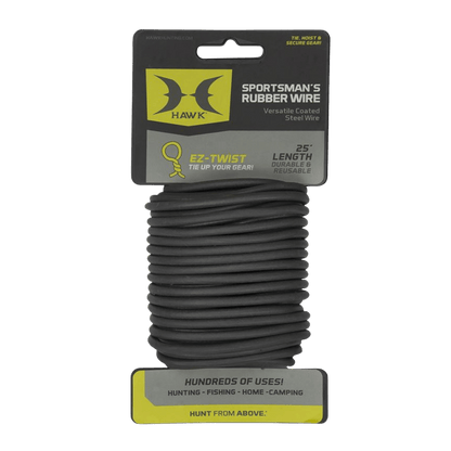 HAWK SPORTSMANS RUBBER WIRE IN PACK VIEW
