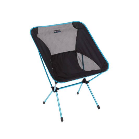 HELINOX CHAIR ONE XL - BLACK - SIDE FRONT VIEW