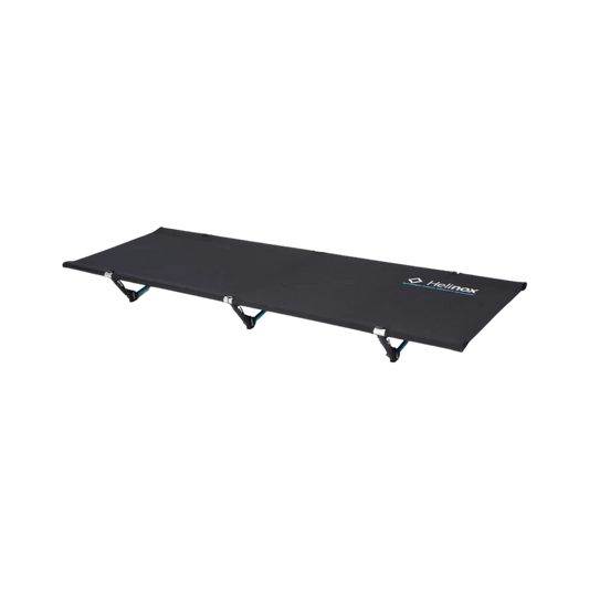 HELINOX COT ONE CONVERTIBLE - BLACK - SIDE FRONT VIEW