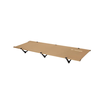 HELINOX COT ONE CONVERTIBLE - COYOTE TAN - SIDE FRONT VIEW