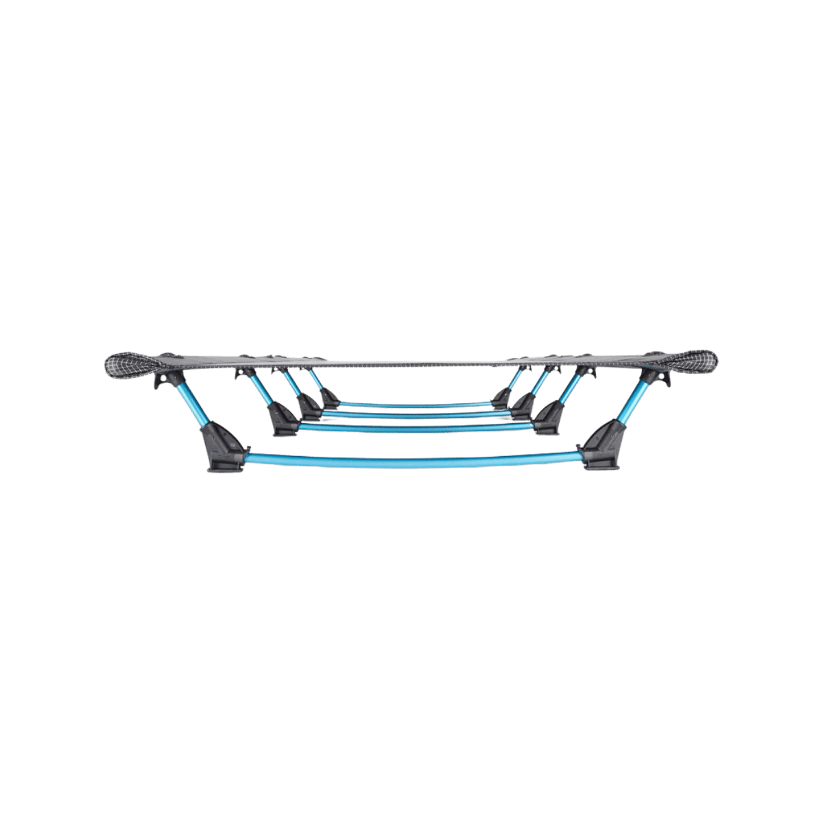 HELINOX LITE COT - BLACK - EYE LEVEL SIDE VIEW