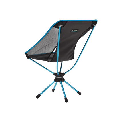 HELINOX SWIVEL CHAIR - BLACK  - SIDE BACK VIEW