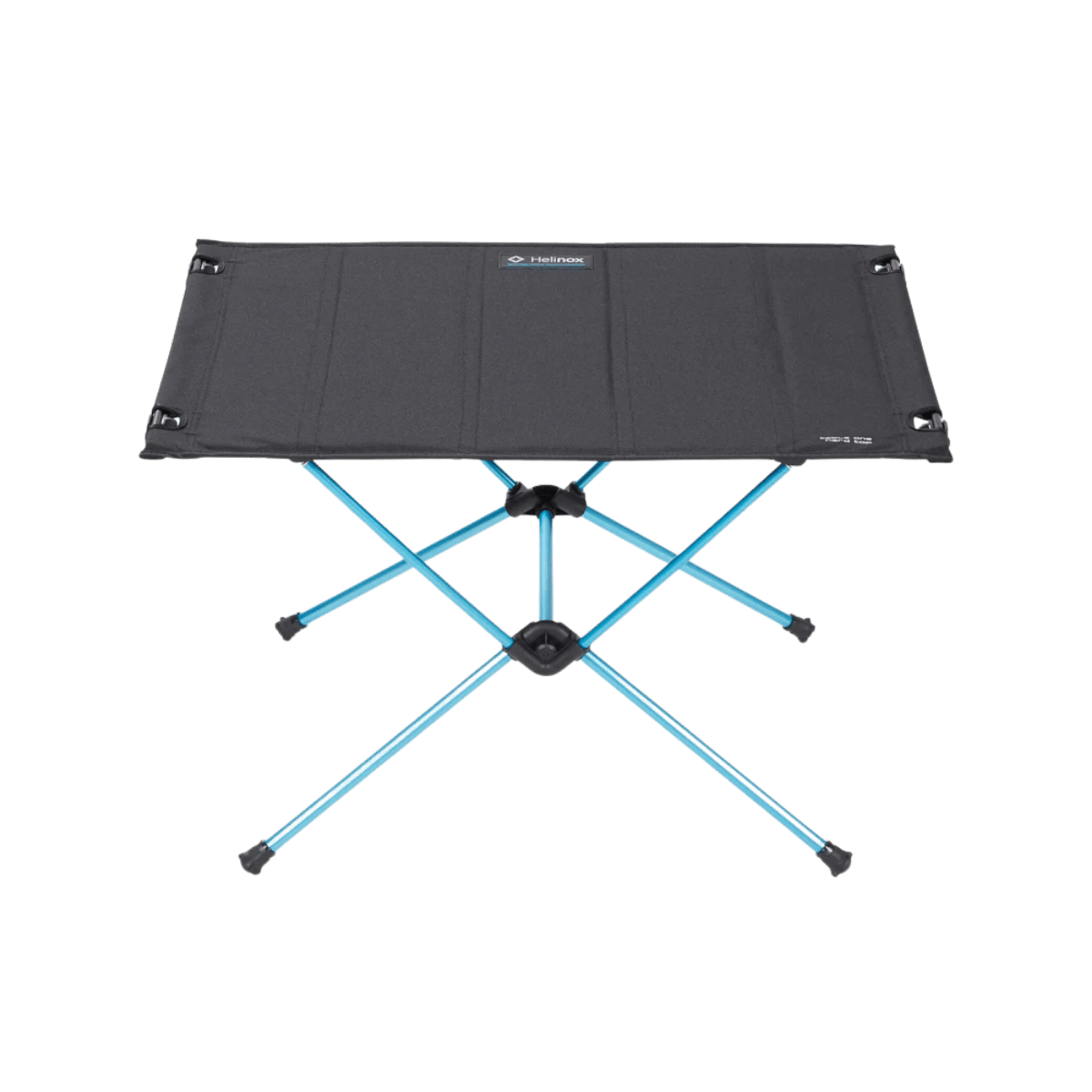 HELINOX TABLE ONE HARD TOP LARGE - BLACK - FRONT VIEW