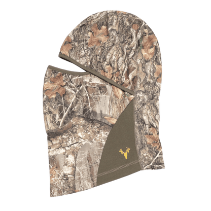 HOT SHOT REVERSIBLE FLC FACEMASK MENS GROUSE CAMO SIDE VIEW