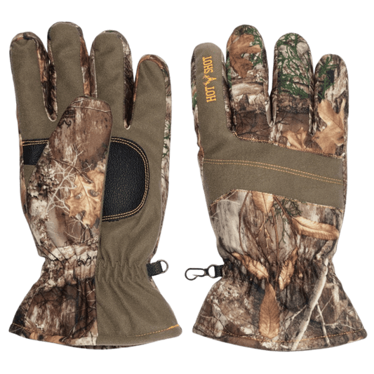 HOT SHOT YOUTH BRUSHED TRICOT GLOVES EDGE FULL FRONT VIEW