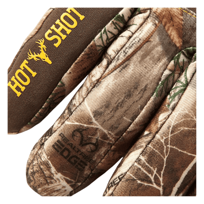 HOT SHOT YOUTH BRUSHED TRICOT GLOVES EDGE FINGER VIEW