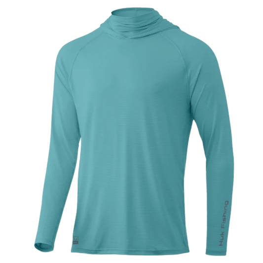 HUK MEN'S A1A PERFORMANCE HOODIE - MARINE BLUE