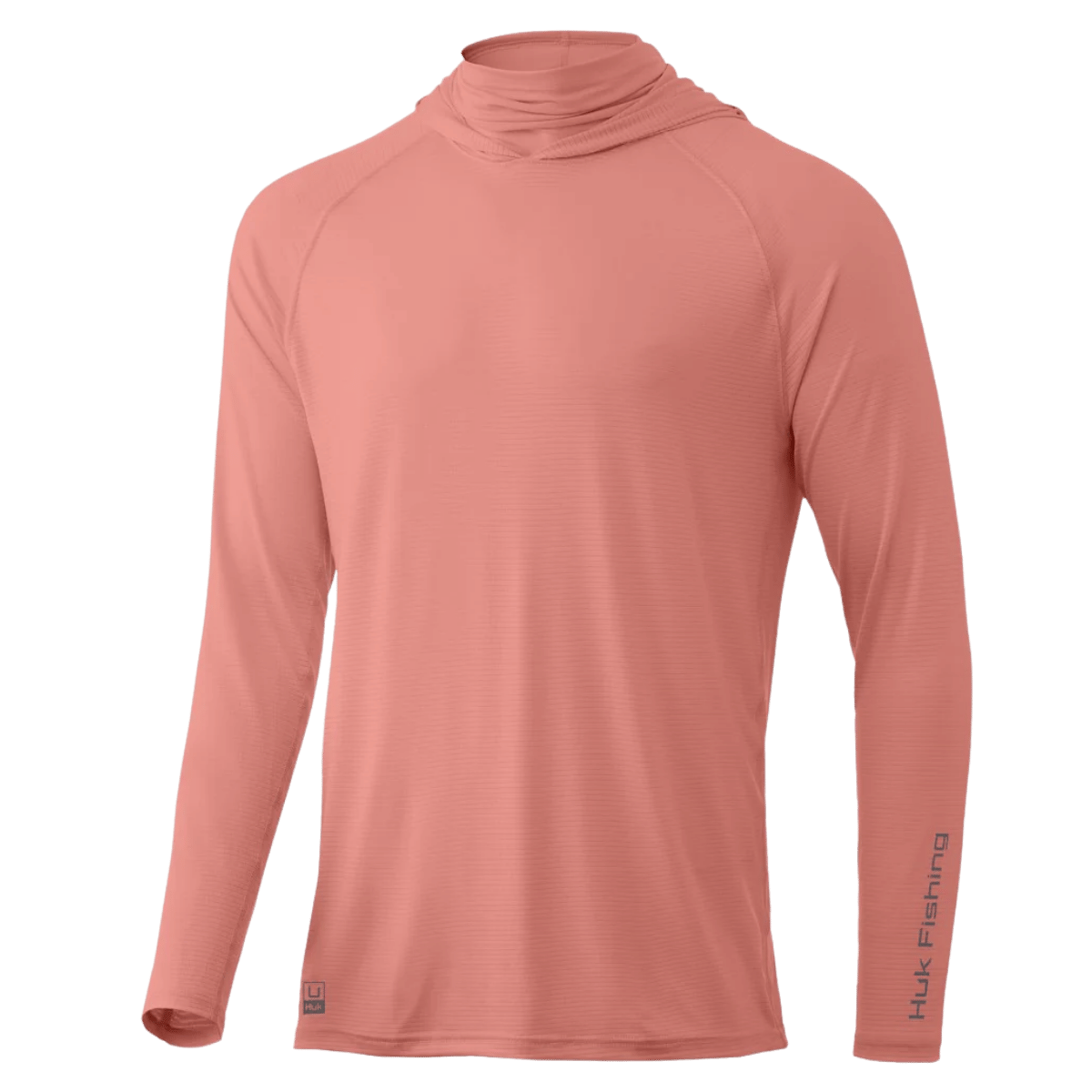 HUK MEN'S A1A PERFORMANCE HOODIE - NEON ORG