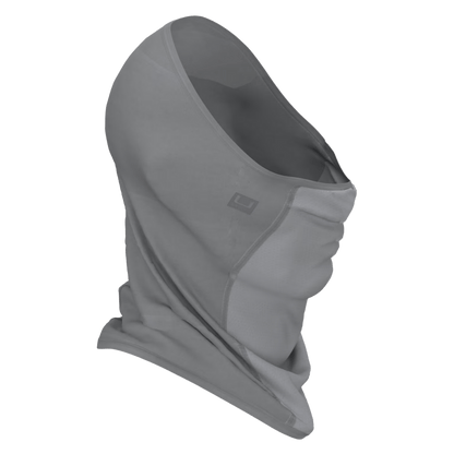 HUK PURSUIT SOLID GAITER HARBOR MIST FRONT SIDE VIEW