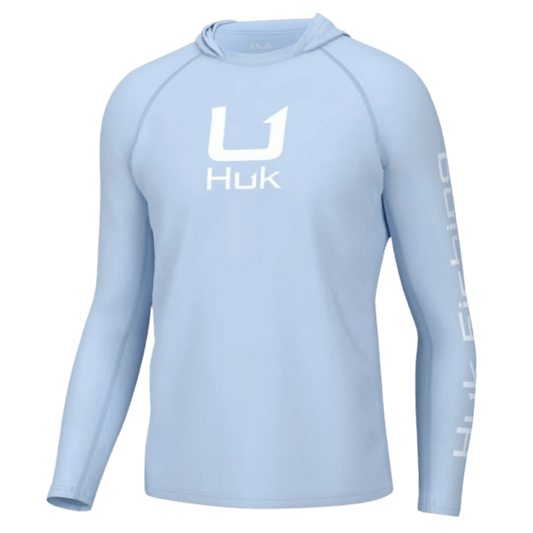 HUK MEN'S ICON HOODIE - ICE WATER