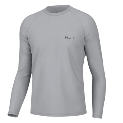 HUK MEN'S KC AMBUSH PURSUIT SHIRT - HARBOR MIST - FRONT VIEW