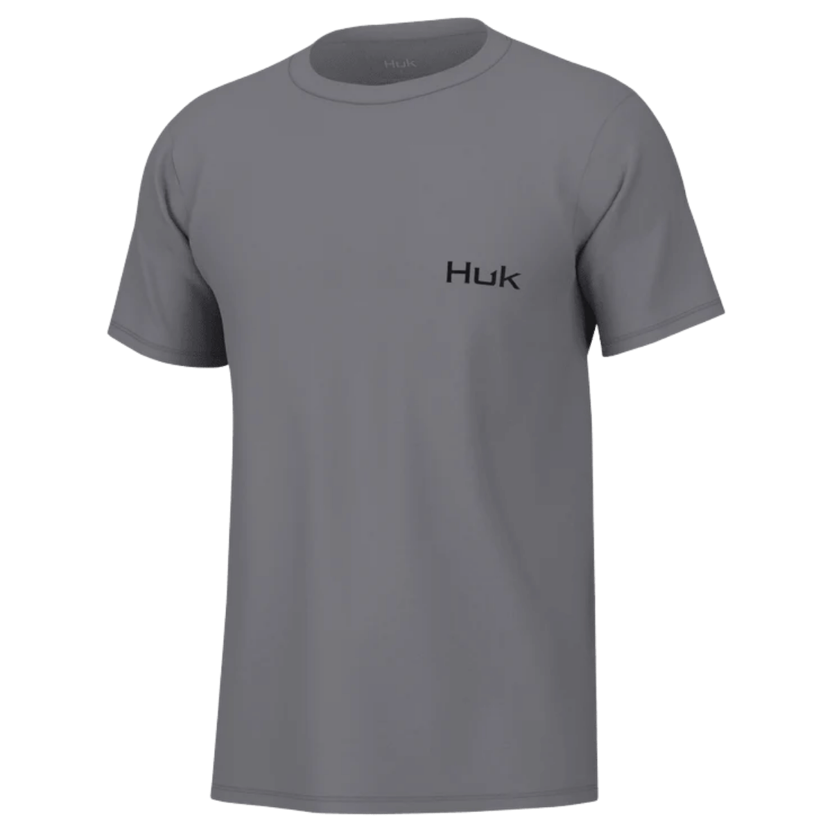 HUK MEN'S KC CAMO BASS TEE - NIGHT OWL - FRONT VIEW