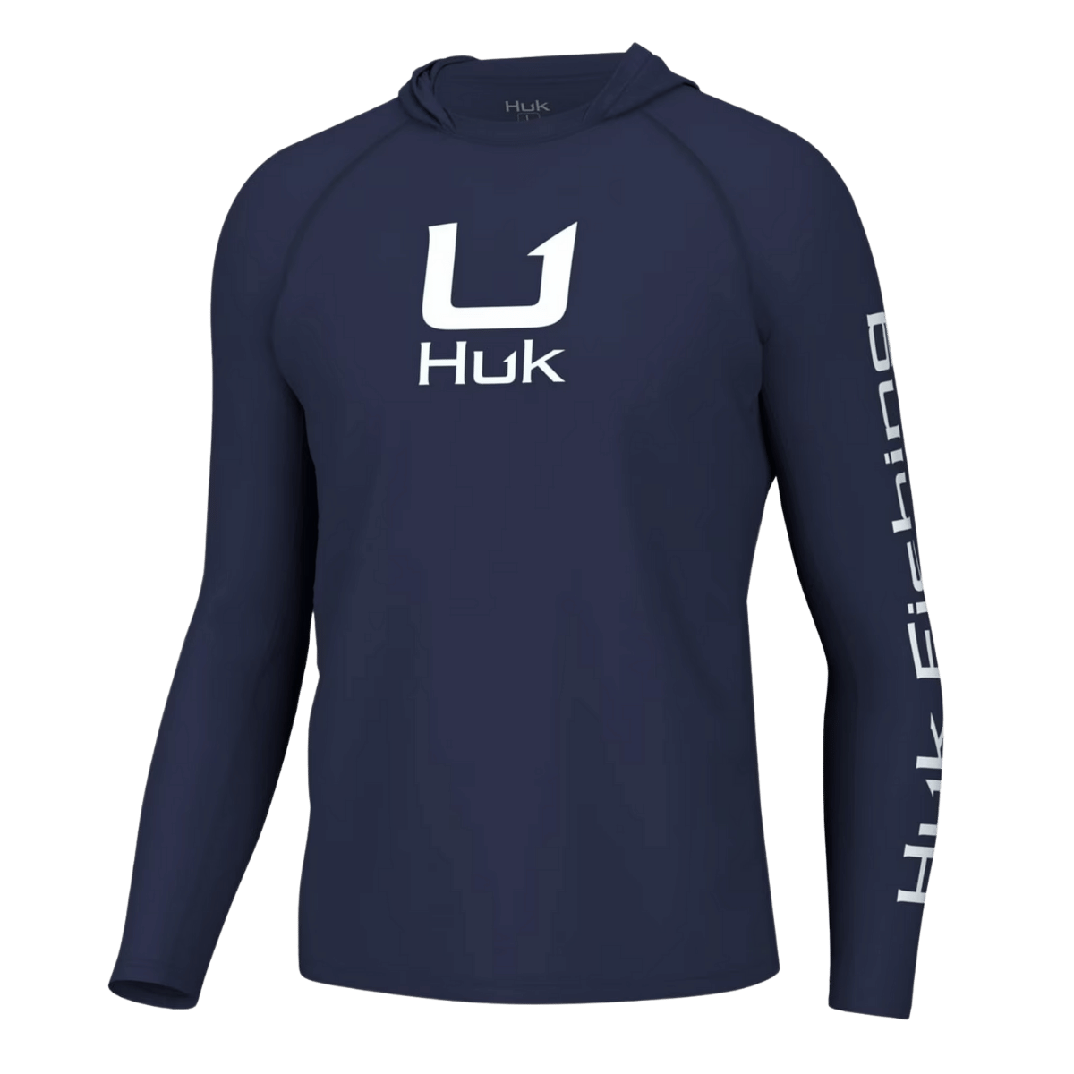 HUK MEN'S ICON PERFORMANCE LONG-SLEEVE HOODIE - NAVAL ACADEMY