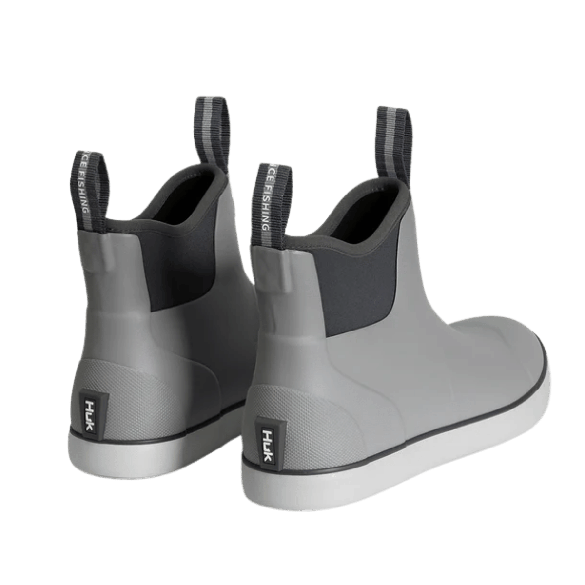 HUK MEN'S ROGUE WAVE BOOTS - GREY - BACK PAIR VIEW