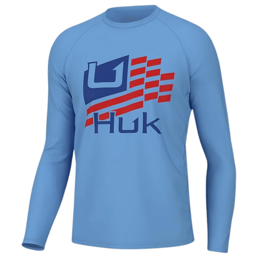 HUK MEN'S STRIPES PURSUIT - MAROLINA BLUE