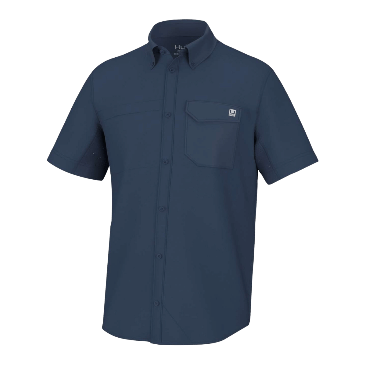 HUK MEN'S TIDE POINT SHORT SLEEVE SHIRT - SARGASSO SEA
