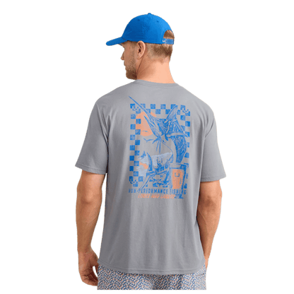 HUK MEN'S WANDO TEE - NIGHT OWL - BACK VIEW