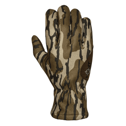 HUNT MONKEY TASK HUNT FLEECE GLOVES - BOTTOMLAND - FRONT VIEW