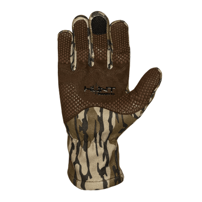 HUNT MONKEY TASK HUNT FLEECE GLOVES - BOTTOMLAND - BOTTOM VIEW