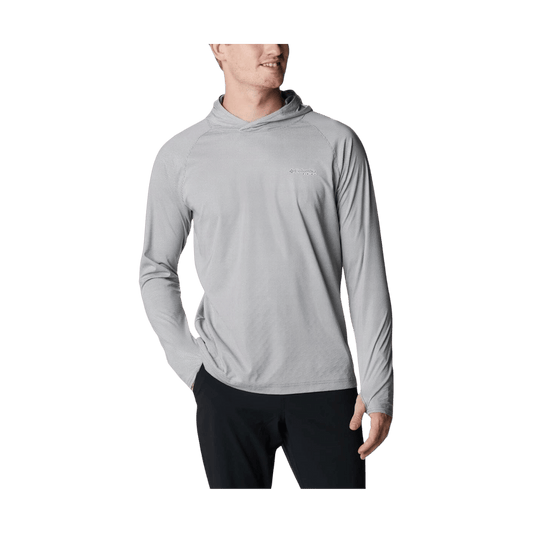 COLUMBIA MEN'S TERMINAL DEFLECTOR ICE HOODIE - CITY GREY