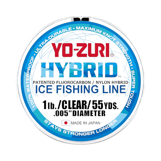 YO-ZURI AMERI HYBRID ICE LINE 55YD - 01 LBS - CLEAR