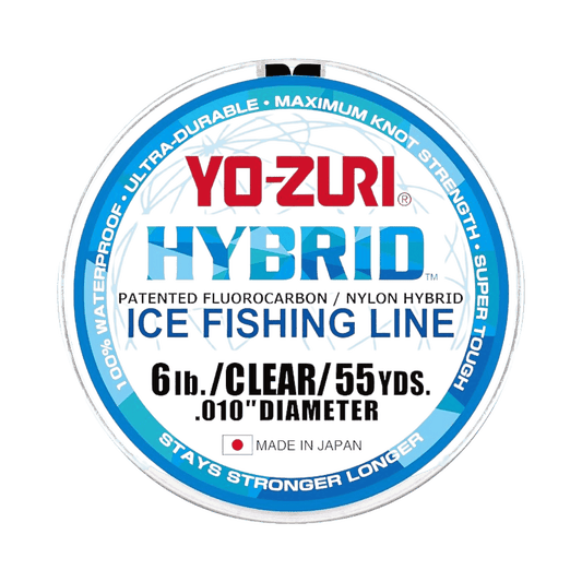 YO-ZURI AMERI HYBRID ICE LINE 55YD - 06 LBS - CLEAR