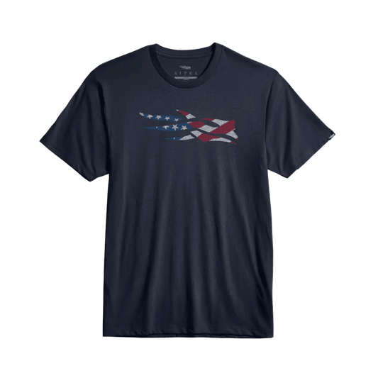 SITKA MEN'S ICON FLAG TEE - ECLIPSE