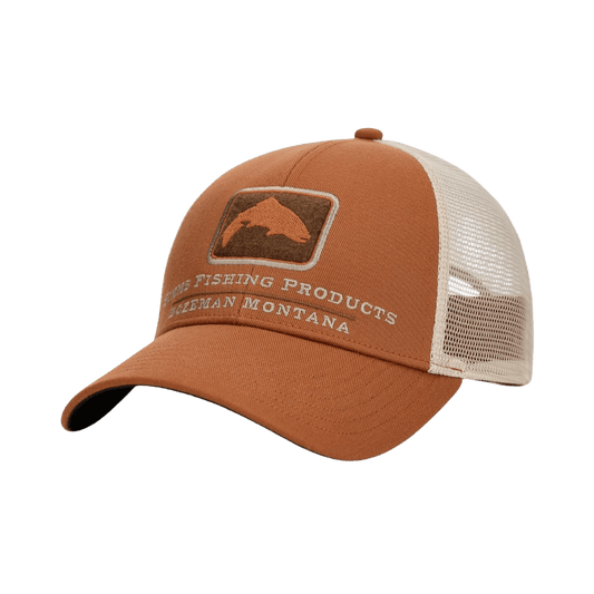 SIMMS TROUT ICON TRUCKER CAP - ONE SIZE - STONEFLY