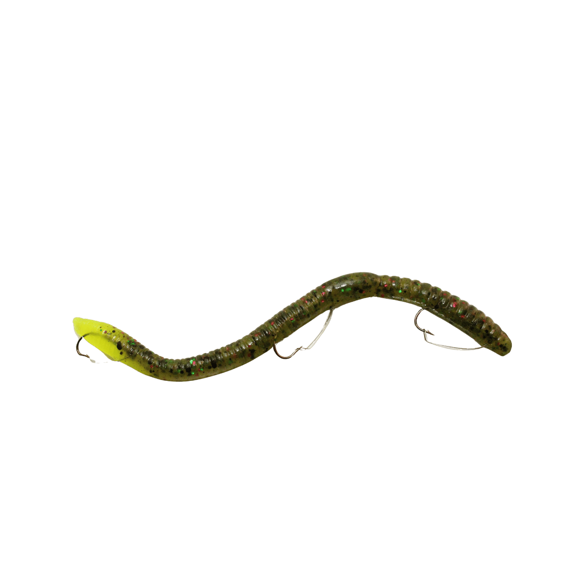 IKE-CON REGULAR WORM 6-1/4IN - CANDY/WATERMELON