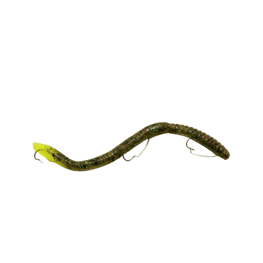 IKE-CON REGULAR WORM 6-1/4IN - CANDY/WATERMELON