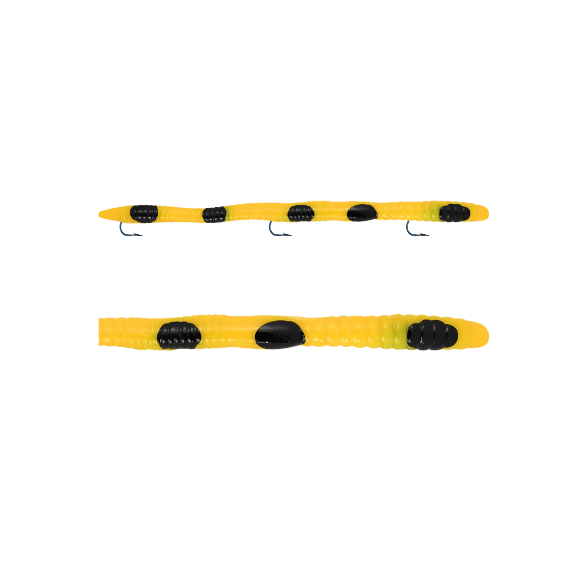 IKE-CON REGULAR WORM 6 1/4 INCH BRUISED BANANA