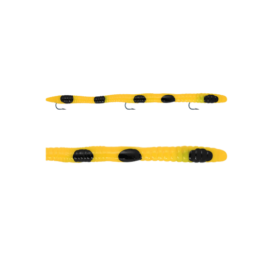 IKE-CON REGULAR WORM 6 1/4 INCH BRUISED BANANA