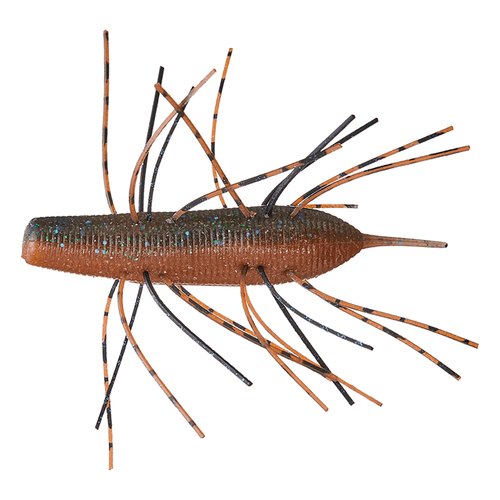 IMO KEMUSHI STICK WORM 95 -  4PK - 3.8 IN pumpkin seed