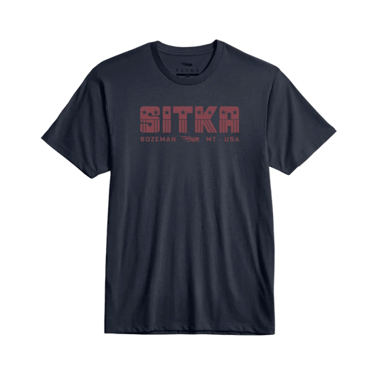 SITKA MEN'S INDEPENDENCE TEE - ECLIPSE