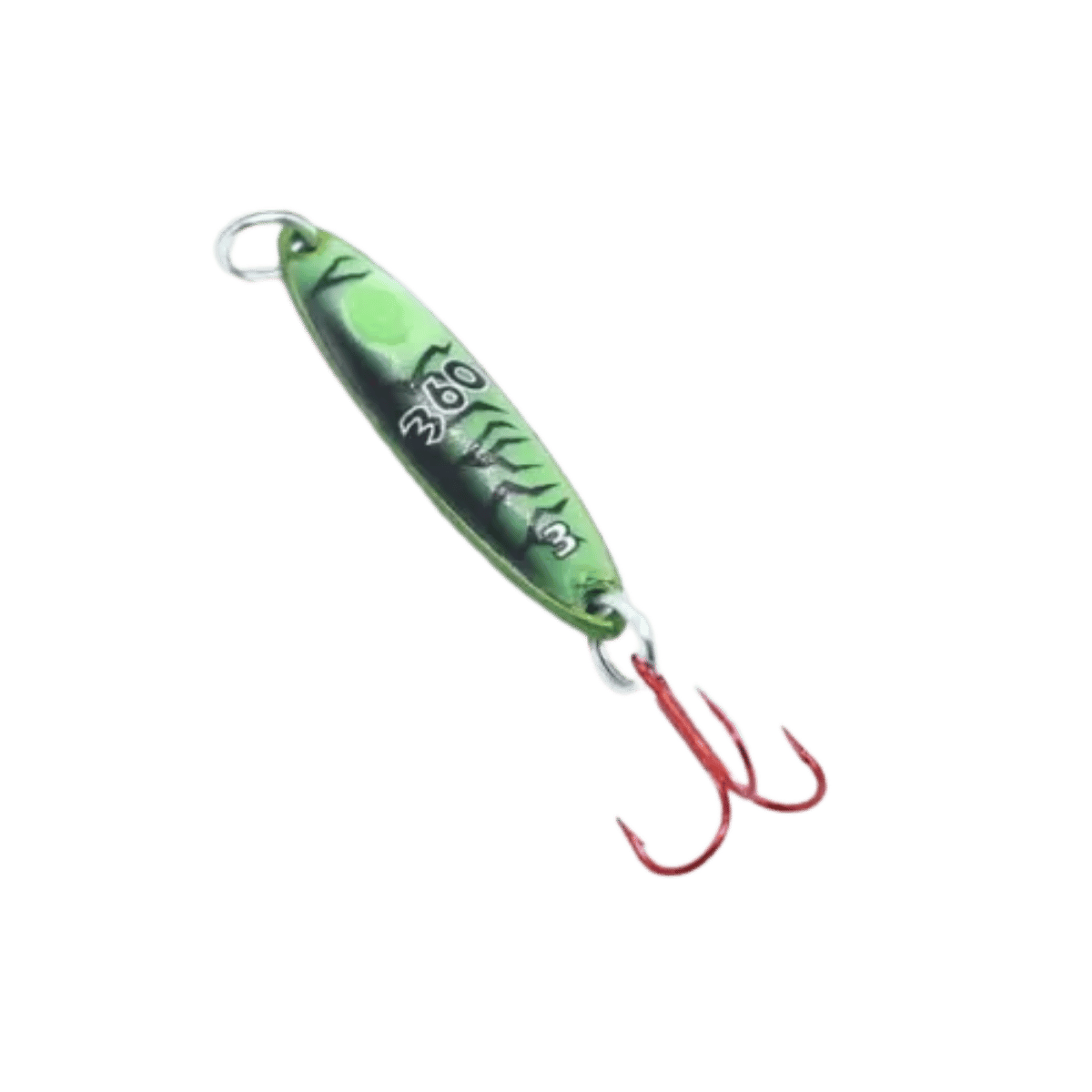VENOM FLOATS INFERNO SPOON #12 - 25MM - CHARTREUSE WITH GREEN GLOW