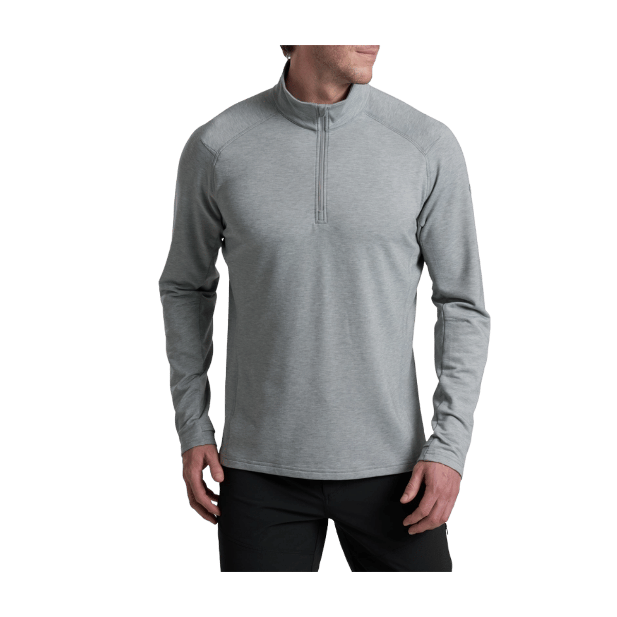 KUHL MEN'S INFLUX 1/4 ZIP - HEATHER GREY