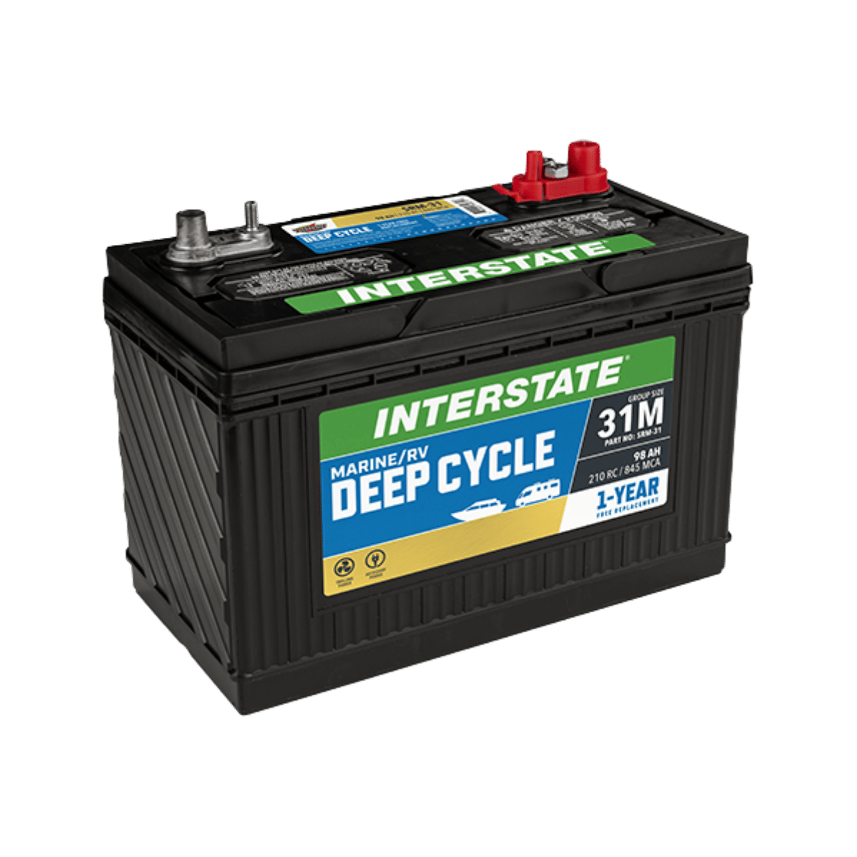 INTERSTATE MARINE/RV 12V BATTERY -  RIGHT
