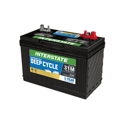 INTERSTATE MARINE/RV 12V BATTERY -  LEFT

