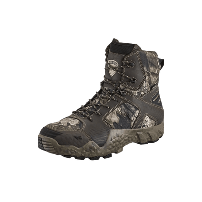IRISH SETTER VAPRTREK 8" 400G ULTRADRY LEATHER MEN’S BOOTS – MOSSY OAK BREAK-UP COUNTRY - FRONT ANGLED VIEW