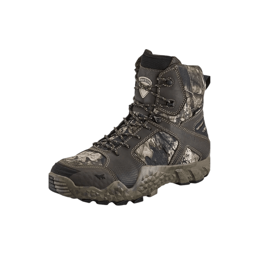 IRISH SETTER VAPRTREK 8" 400G ULTRADRY LEATHER MEN’S BOOTS – MOSSY OAK BREAK-UP COUNTRY - FRONT ANGLED VIEW