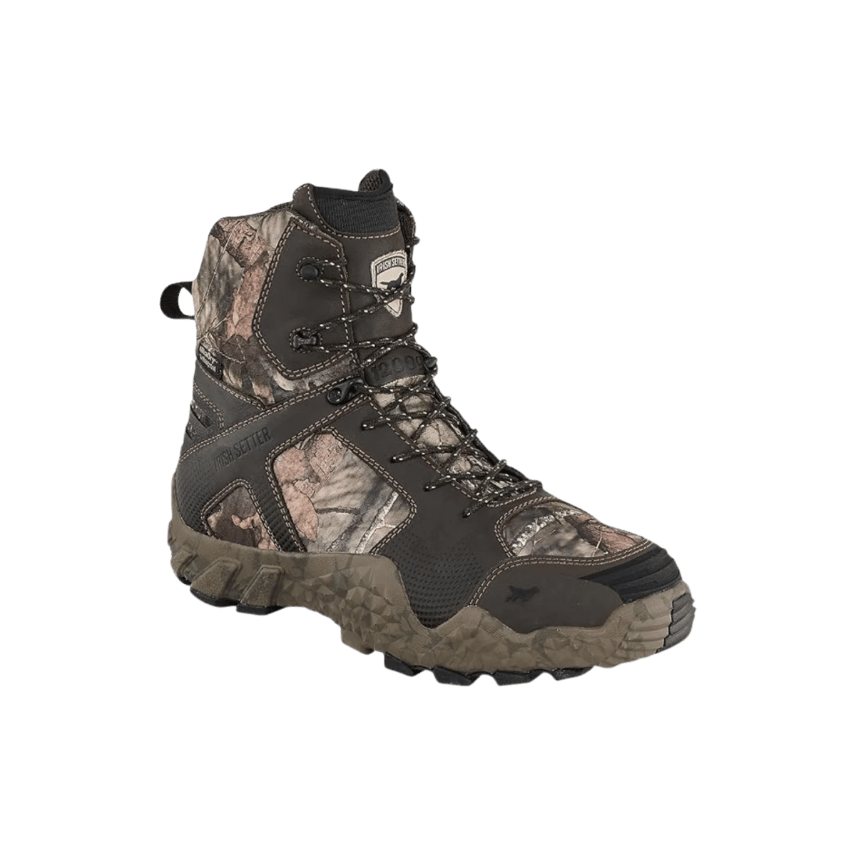 IRISH SETTER VAPRTREK 8" 400G ULTRADRY LEATHER MEN’S BOOTS – MOSSY OAK BREAK-UP COUNTRY - INNER ANGLED VIEW