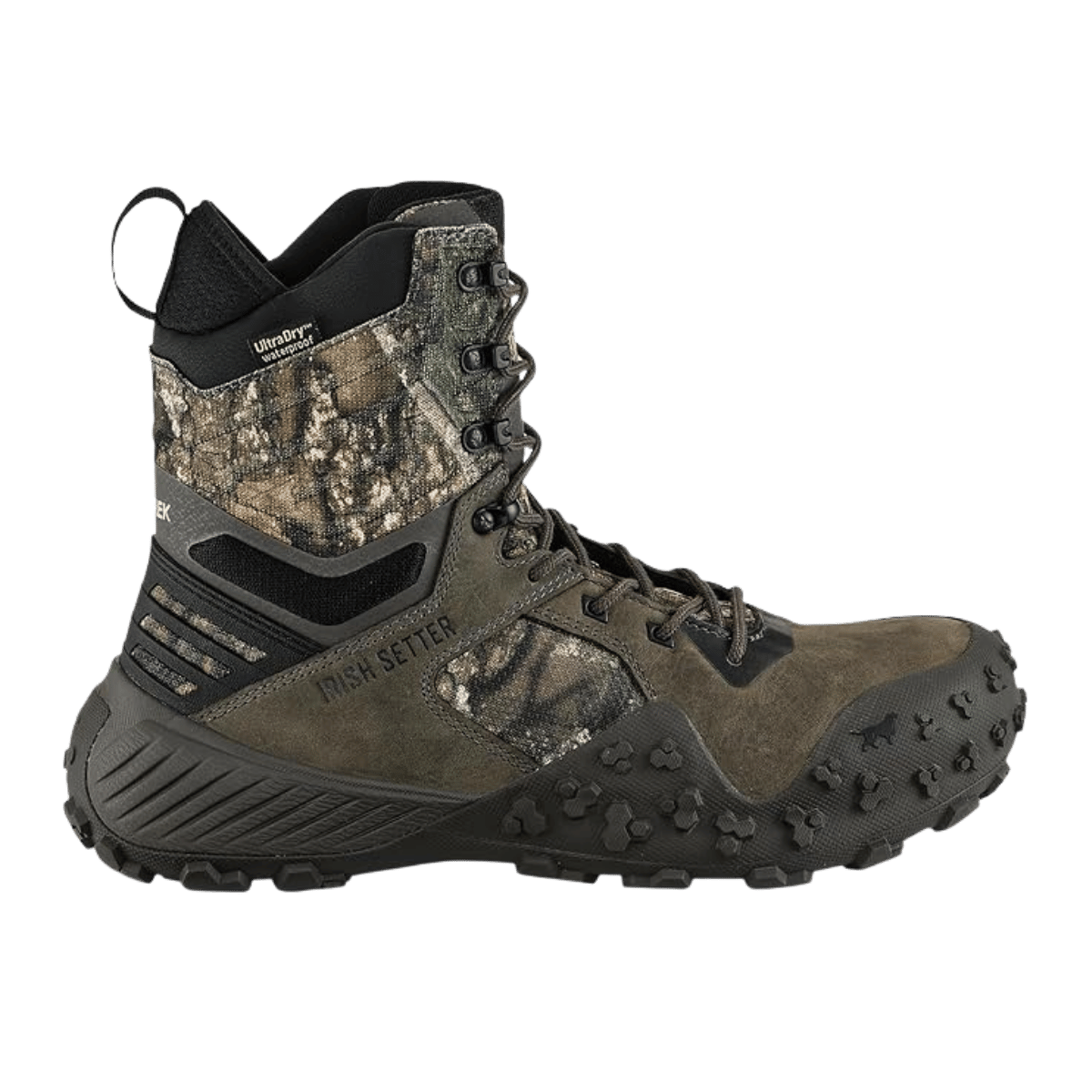 IRISH SETTER VAPRTREK MEN’S 8" WATERPROOF HUNTING BOOT – REALTREE APX CAMO - RIGHT ANGLE