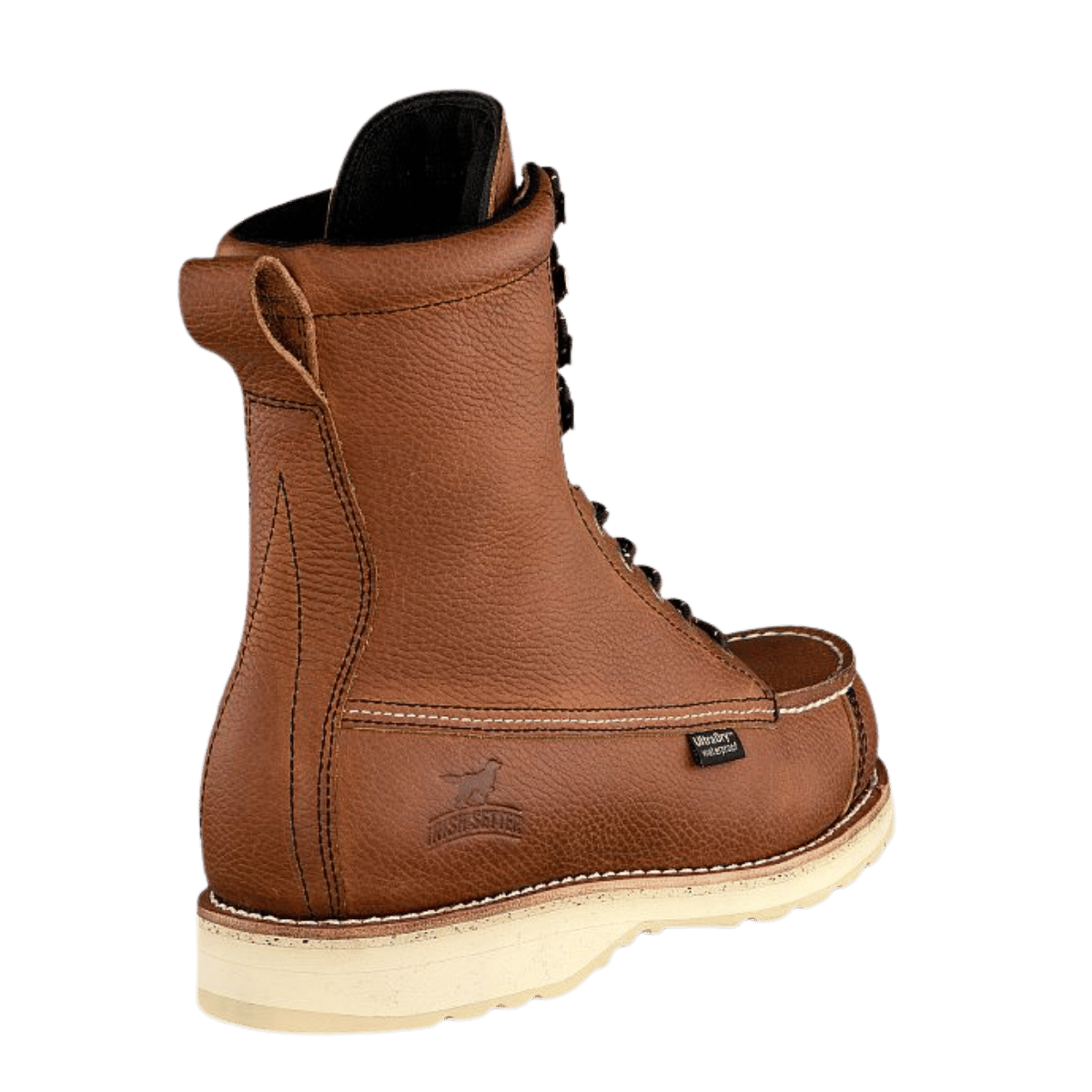 IRISH SETTER MEN'S WINGSHOOTER 9'' ULTRA DRY WIDE LEATHER BOOT - AMBER - BACK VIEW