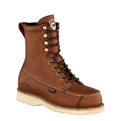 IRISH SETTER WINGSHOOTER 9" WATERPROOF LEATHER HUNTING BOOT - AMBER - RIGHT ANGLE